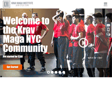 Tablet Screenshot of kravmagainstitutenyc.com